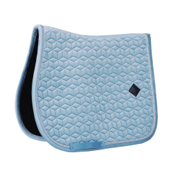 Tapis de selle Velvet jumping Kentucky Bleu clair Tapis de selle Velvet jumping Kentucky Bleu clair