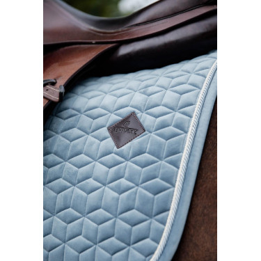 Tapis de selle Velvet jumping Kentucky Bleu clair Tapis de selle Velvet jumping Kentucky Bleu clair