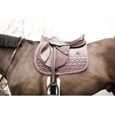 Tapis de selle Velvet jumping Kentucky Parme Rose Tapis de selle Velvet jumping Kentucky Parme Rose
