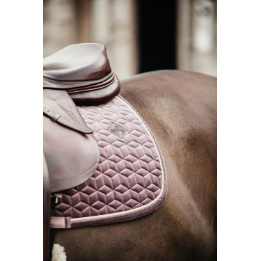 Tapis de selle Velvet jumping Kentucky Parme Rose Tapis de selle Velvet jumping Kentucky Parme Rose