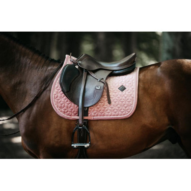 Tapis de selle Velvet jumping Kentucky Vieux rose Tapis de selle Velvet jumping Kentucky Vieux rose