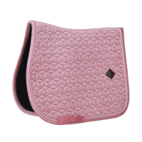 Tapis de selle Velvet jumping Kentucky Vieux rose