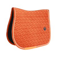 Tapis de selle Velvet jumping Kentucky Orange