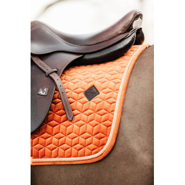 Tapis de selle Velvet jumping Kentucky Orange Tapis de selle Velvet jumping Kentucky Orange