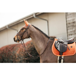 Tapis de selle Velvet jumping Kentucky Orange Tapis de selle Velvet jumping Kentucky Orange