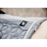 Tapis de selle Velvet jumping Kentucky Bleu clair Tapis de selle Velvet jumping Kentucky Bleu clair