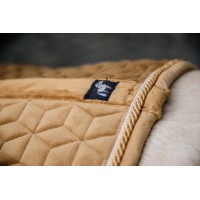 Tapis de selle Velvet jumping Kentucky Moutarde Jaune Tapis de selle Velvet jumping Kentucky Moutarde Jaune