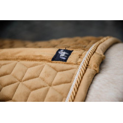 Tapis de selle Velvet jumping Kentucky Moutarde Jaune Tapis de selle Velvet jumping Kentucky Moutarde Jaune