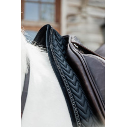 Tapis de selle Velvet Pearls dressage Kentucky Noir