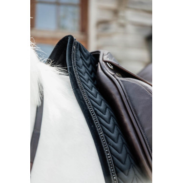 Tapis de selle Velvet Pearls dressage Kentucky Tapis de selle Velvet Pearls dressage Kentucky