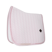 Tapis de selle Velvet Pearls dressage Kentucky Rose pâle