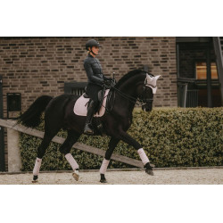 Tapis de selle Velvet Pearls dressage Kentucky Rose pâle