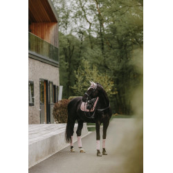 Tapis de selle Velvet Pearls dressage Kentucky Rose pâle