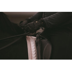 Tapis de selle Velvet Pearls dressage Kentucky Rose pâle