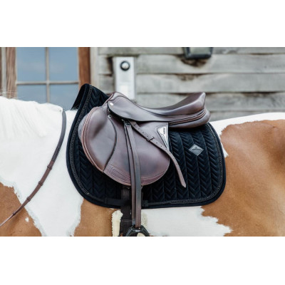 Tapis de selle Velvet Pearls jumping Kentucky Noir
