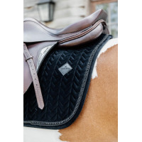 Tapis de selle Velvet Pearls jumping Kentucky Noir Tapis de selle Velvet Pearls jumping Kentucky Noir