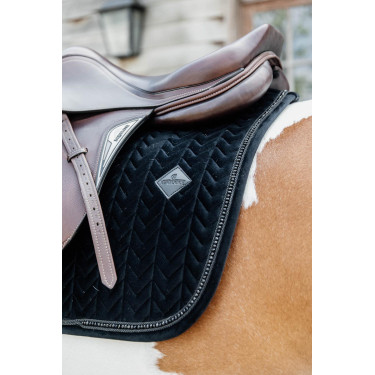 Tapis de selle Velvet Pearls jumping Kentucky Tapis de selle Velvet Pearls jumping Kentucky