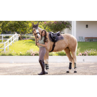 Tapis de selle mixte LeMieux Loire Classic GP Square Walnut Marron