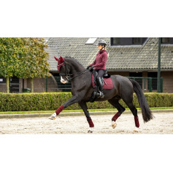 Tapis LeMieux Crystal Suede Dressage Bordeaux