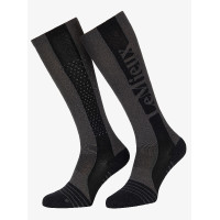 Chaussettes en silicone LeMieux Performance Merlot Rouge