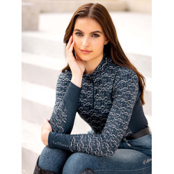 Base layer LeMieux Florence imprimé Bleu marine