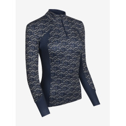 Base layer LeMieux Florence imprimé Bleu marine