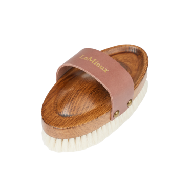 Brosse douce Artisan LeMieux en poils de chèvre Brosse douce Artisan LeMieux en poils de chèvre