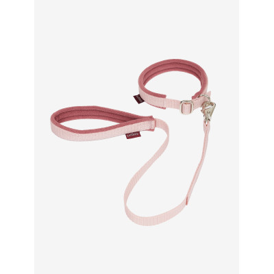 Collier et laisse pour chiot LeMieux Toy Rose quartz