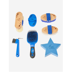 Kit de pansage Mini LeMieux pour enfant Bleu benetton