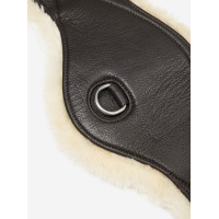 Sangle de dressage profilée LeMieux Arika Simuwool Marron Sangle de dressage profilée LeMieux Arika Simuwool Marron