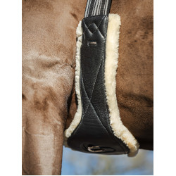 Sangle longue profilée LeMieux Arika Simuwool Noir