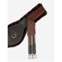 Sangle longue profilée LeMieux Arika Simuwool Marron Sangle longue profilée LeMieux Arika Simuwool Marron