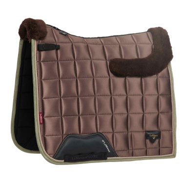 Tapis LeMieux Merino Loire Classic Dressage Square Walnut Marron