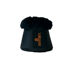 Cloches mouton en cuir Kentucky Noir/noir