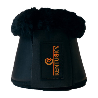 Cloches mouton en cuir Kentucky Noir/noir