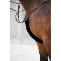 Fourreau de collier de chasse en mouton Kentucky Noir Fourreau de collier de chasse en mouton Kentucky Noir