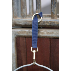 Lanière D'attache Nylon Mousqueton Et Anneau Kentucky Bleu marine Lanière D'attache Nylon Mousqueton Et Anneau Kentucky Bleu marine
