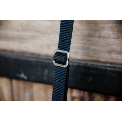 Lanière D'attache Nylon Mousqueton Et Anneau Long Kentucky Noir