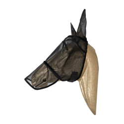 Masque anti-mouches Classic avec oreilles et couvre-nez Kentucky Noir Masque anti-mouches Classic avec oreilles et couvre-nez Kentucky Noir