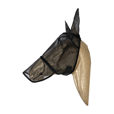 Masque anti-mouches Classic avec oreilles et couvre-nez Kentucky Noir Masque anti-mouches Classic avec oreilles et couvre-nez Kentucky Noir