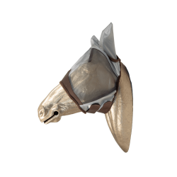 Masque anti-mouches Classic avec oreilles Kentucky Argent Masque anti-mouches Classic avec oreilles Kentucky Argent