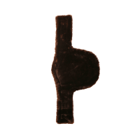 Mouton amovible pour Sangle bavette Kentucky Marron Mouton amovible pour Sangle bavette Kentucky Marron