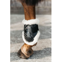 Protège-boulet jeunes chevaux mouton vegan Kentucky Noir