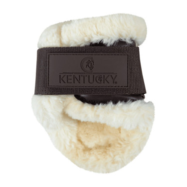 Protège-boulet jeunes chevaux mouton vegan Kentucky Marron
