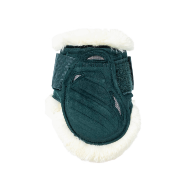 Protège-boulet jeunes chevaux Velvet mouton vegan Kentucky Vert foncé