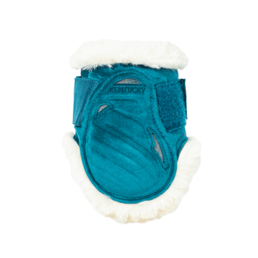 Protège-boulet jeunes chevaux Velvet mouton vegan Kentucky Emeraude Vert