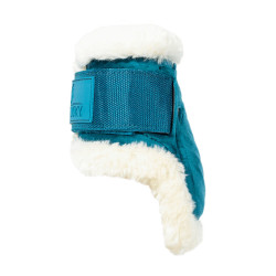 Protège-boulet jeunes chevaux Velvet mouton vegan Kentucky Emeraude Vert