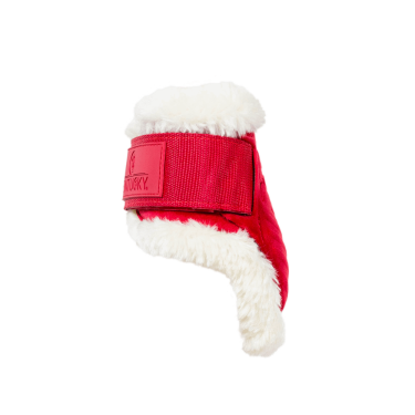 Protège-boulet jeunes chevaux Velvet mouton vegan Kentucky Rouge