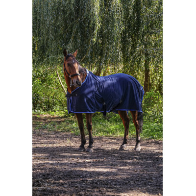 Chemise en maille fine Riding World Bleu marine