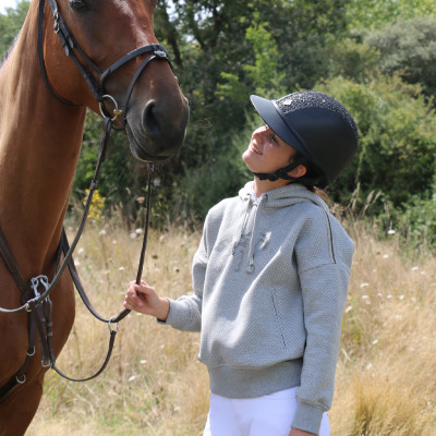 Sweat-shirt Pénélope Chilly Gris